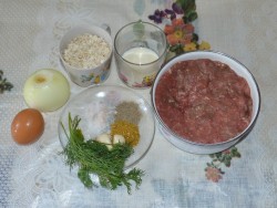 Котлеты куриные с хлопьями