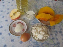 Котлеты тыквенные с творогом и яблоком в духовке