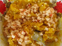 Котлеты тыквенные с творогом и яблоком в духовке