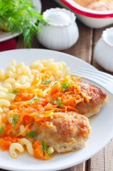 название картинки Котлеты в духовке как в садике