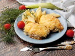 Котлеты из фарша в духовке с сыром - шаг 14