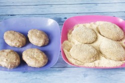 название картинки Рубленные котлеты, жареные в сухарях