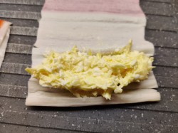 Крабовые палочки с сыром и яйцом закуска