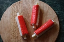 Крабовые палочки в кляре сырные