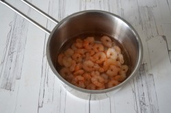 Крабовый салат с креветками