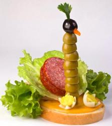 Бутерброды с ветчиной и сыром