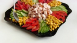 Красивый быстрый салат к празднику за 5 минут