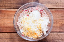 Салат закуска Крабовые мышки