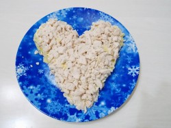 название картинки Салат с курицей и картошкой Крыска