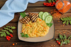 Красная чечевица в мультиварке