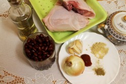 название картинки Красная фасоль с курицей