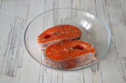 название картинки Красная рыба со сливками