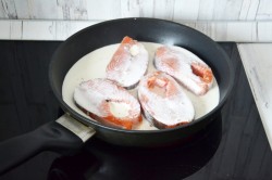 название картинки Красная рыба со сливками