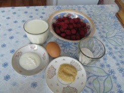 название картинки Крем из малины с желатином Розовый меланж