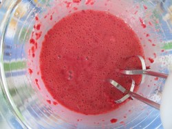 название картинки Крем из малины с желатином Розовый меланж