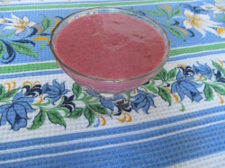 название картинки Крем из малины с желатином Розовый меланж