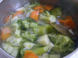 название картинки Крем суп из брокколи со сливками