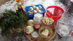 название картинки Крем-суп из шампиньонов с домашними гренками