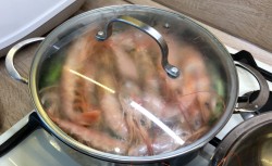 название картинки Креветки в пиве под пиво