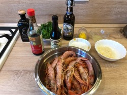 название картинки Креветки в пиве под пиво