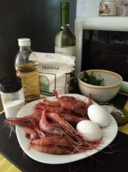 название картинки Креветки в винном кляре с кукурузным крахмалом
