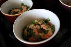 Креветки под соусом