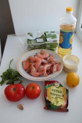 Креветки под соусом