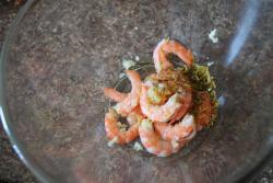 Креветки под соусом