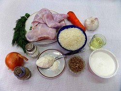 Кролик в сливочной подливе - шаг 1 Кролик в сливочной подливе - шаг 1