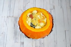 Кукурузная каша в тыкве