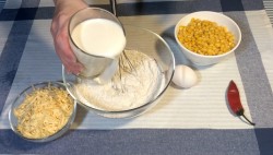 название картинки Кукурузные мини пончики