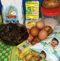 название картинки Кулебяка с грибами