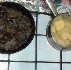 название картинки Кулебяка с грибами