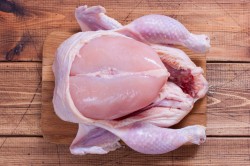 название картинки Курица фаршированная блинами