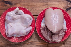 название картинки Курица фаршированная блинами