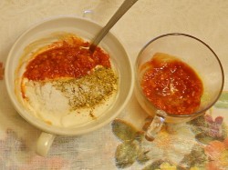 название картинки Курица фаршированная картошкой в духовке в рукове