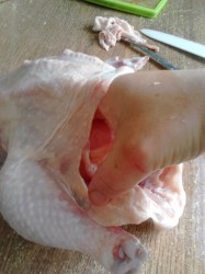 название картинки Фаршированная курица в духовке