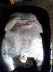 название картинки Фаршированная курица в духовке