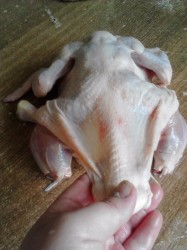 название картинки Фаршированная курица в духовке