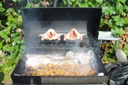 Курица горячего копчения в коптильне в домашних условиях