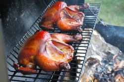 Курица горячего копчения в коптильне в домашних условиях