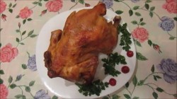 Курица на пивной банке