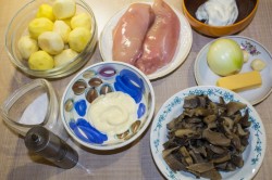 Куриные грудки филе под шубой в духовке