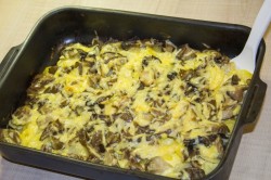 Куриные грудки филе под шубой в духовке