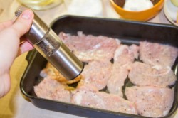 Куриные грудки филе под шубой в духовке