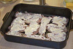 Куриные грудки филе под шубой в духовке