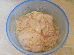 Курица с гарниром