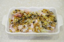 Курица с шампиньонами и сыром в духовке