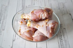 Курица с тыквой в духовке