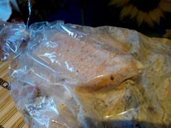 Курица в мультиварке в рукаве